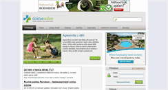 Desktop Screenshot of doktoronline.cz
